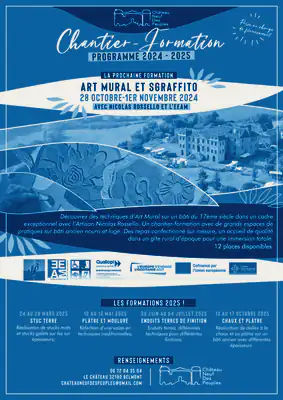Chantier-formation · Art mural et sgraffito